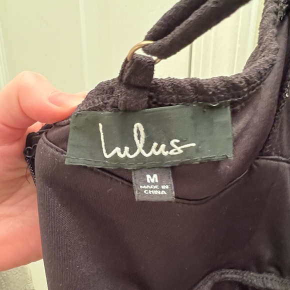 NWT Lulu’s Glamorous Gala Black Embroidered Maxi Dress - Picture 5 of 11